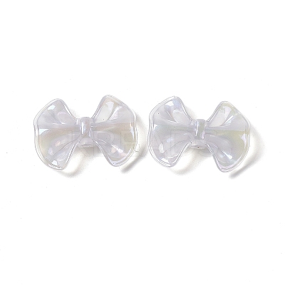 UV Plating Rainbow Iridescent Acrylic Beads PACR-M003-12E-1