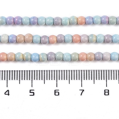 Natural Rainbow Alashan Agate Beads Strands G-G806-04-4mm-01-1
