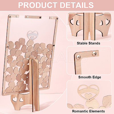 Wedding Guest Book AJEW-WH20020-026A-1