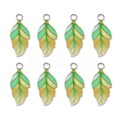 Alloy Enamel Pendants PALLOY-TAC0009-25P-D-1