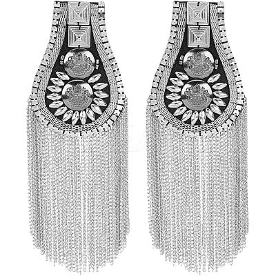 Detachable Iron Tassel Epaulettes FIND-FH0005-47P-1