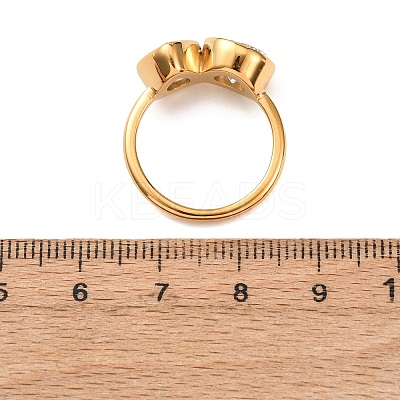 304 Stainless Steel Pave Cubic Zirconia Finger Rings for Women RJEW-K319-02A-G-1