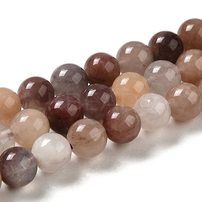 Natural Strawberry Quartz Beads Strands G-H298-A03-03-1