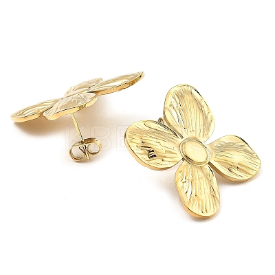 304 Stainless Steel Stud Earrings for Women EJEW-E291-03G-1