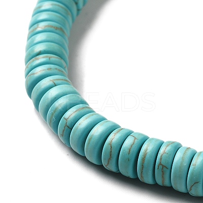 Synthetic Turquoise Dyed Beads Strands G-E594-20C-1