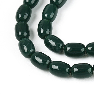 Opaque Glass Beads Strands LS-GLAA-T028-14P-05-1