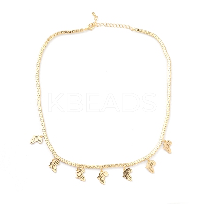 Brass Micro Pave Clear Cubic Zirconia Choker Necklaces NJEW-H308-05G-1