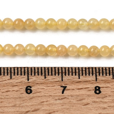 Natural Topaz Jade Beads Strands LS-G-Z116-A11-3mm-1