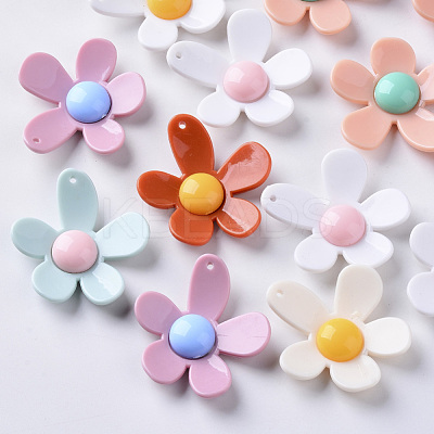 Opaque Acrylic Pendants SACR-N007-A-03-1