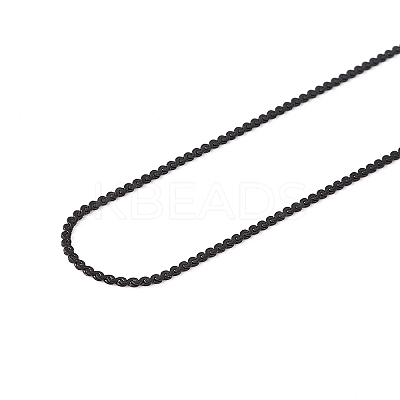304 Stainless Steel Serpentine Chain Necklace for Men Women X-NJEW-G076-01C-EB-1