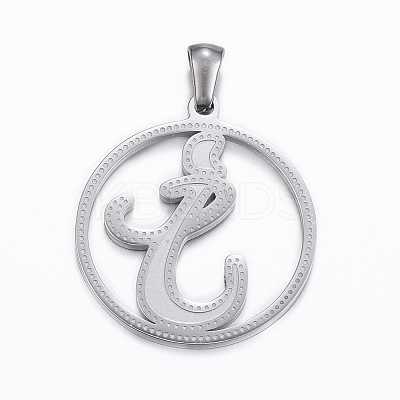 Non-Tarnish 304 Stainless Steel Pendants STAS-K162-051P-1