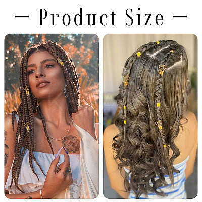 10Pcs Alloy Dreadlocks Beads FIND-TA0008-53A-1