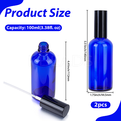 Glass Essential Oil Empty Spray Bottles MRMJ-GF0001-69C-1