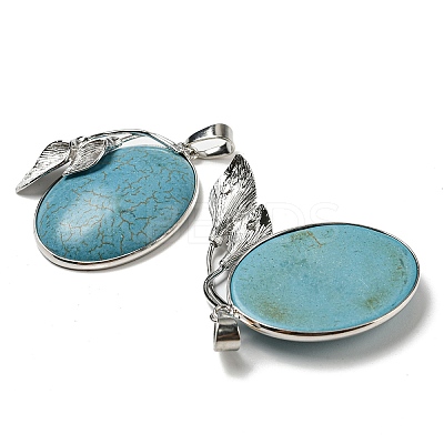 Synthetic Turquoise Pendants G-Z050-05A-1