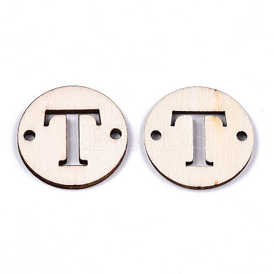 Unfinished Natural Poplar Wood Links Connectors WOOD-S045-140B-01T-1
