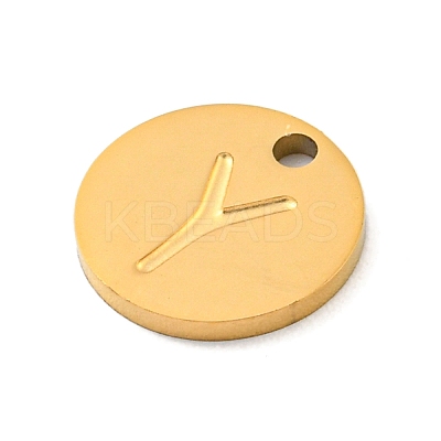 Ion Plating(IP) 304 Stainless Steel Pendants FIND-M017-02G-Y-1