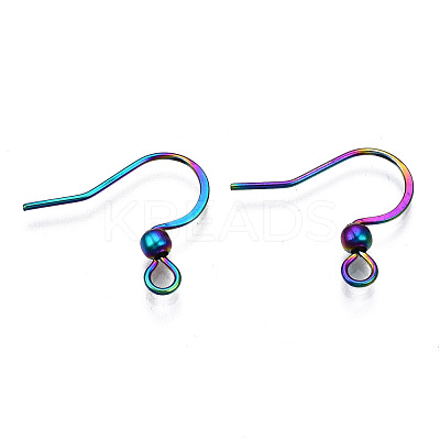 Ion Plating(IP) 304 Stainless Steel French Earring Hooks STAS-S119-014A-1