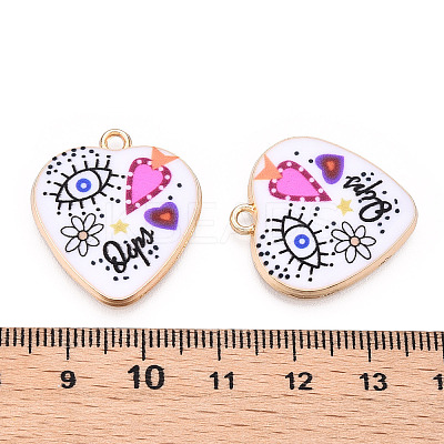 Printed Alloy Pendants ENAM-ZX002-36C-1
