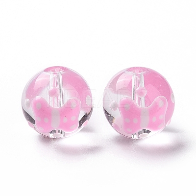 Transparent Glass Beads LAMP-B021-03A-06-1
