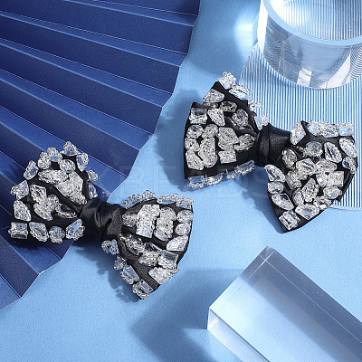 Bowknot Non-woven Fabrics Shoe Decoration FIND-WH0139-290A-1