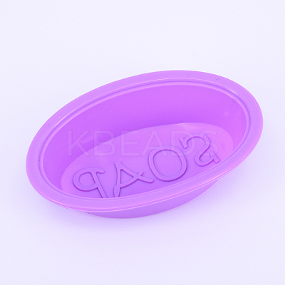 Oval with Word Soap Silicone Molds SIL-WH0002-09-1