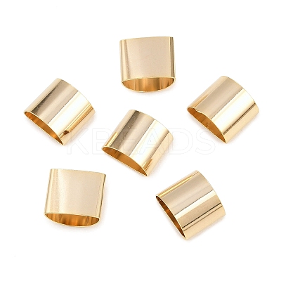Brass Tube Beads KK-C163-19G-1
