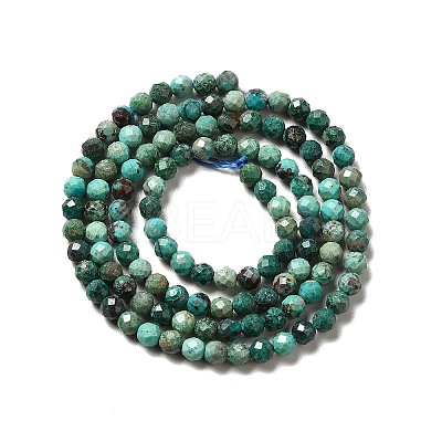 Natural Chrysocolla Beads Strands G-I341-12C-1