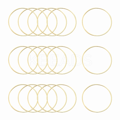 Brass Linking Rings X-KK-Y003-03L-G-1
