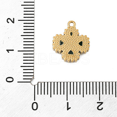 304 Stainless Steel Rhinestone Pendants STAS-E547-06F-G-1