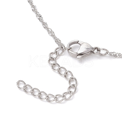 3Pcs 3 Sizes 304 Stainless Steel Macrame Pouch Empty Stone Holder Necklace Making NJEW-JN05240-1