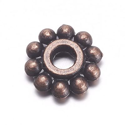 Gear Tibetan Style Alloy Spacer Beads LS-X-RAB145-NF-1