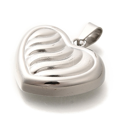 Anti-Tarnish 304 Stainless Steel Pendants STAS-U035-42P-1
