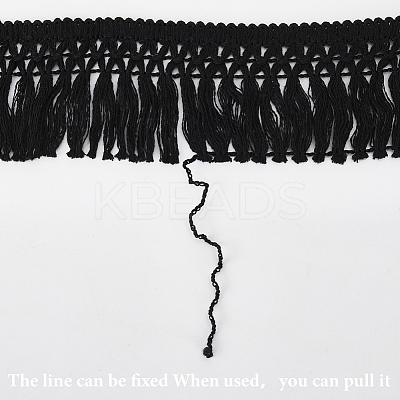 Cotton Lace Fringes Tassel Trimmings OCOR-GF0005-07B-04-1