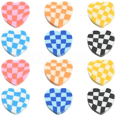 180Pcs 6 Colors Handmade Polymer Clay Beads CLAY-CJ0001-60-1