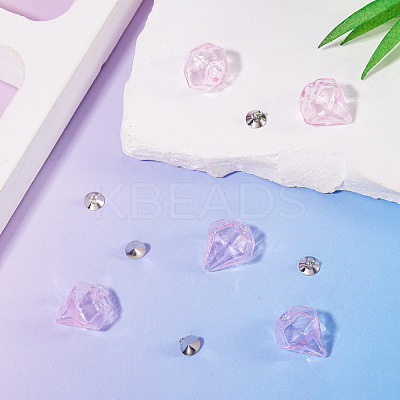 DIY Diamond Glass Bottles Pendants Making Kits DIY-TA0012-40A-1