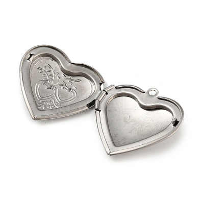 Non-Tarnish 304 Stainless Steel Locket Pendants LS-STAS-Q253-02P-03-1