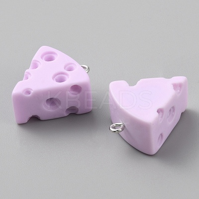 Opaque Resin Imitation Food Pendants RESI-WH0020-041-1
