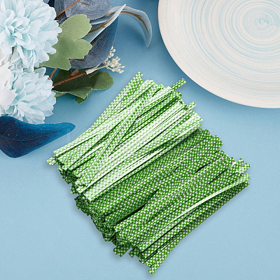 500Pcs Polka Dot PET Plastic Wire Twist Ties FIND-WH20005-40D-1
