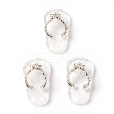 Natural Quartz Crystal Pendants G-F586-C07-1