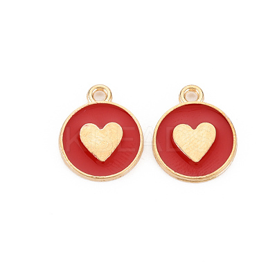 Alloy Enamel Pendants ENAM-S121-181D-1