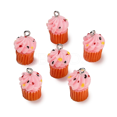 Opaque Resin Imitation Food Pendants RE-CBAF169-07A-1
