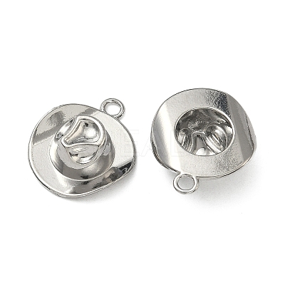 304 Stainless Steel Pendants STAS-P446-08P-1