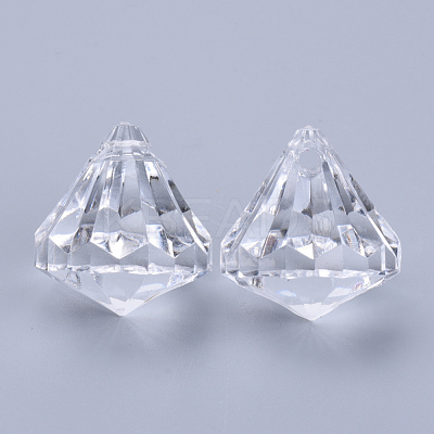 Transparent Acrylic Pendants TACR-Q260-D-V01-1