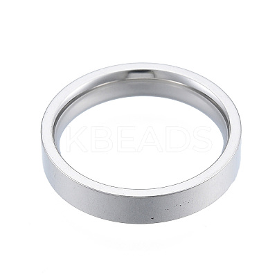 Non-Tarnish 201 Stainless Steel Plain Band Ring for Women RJEW-N043-12P-1