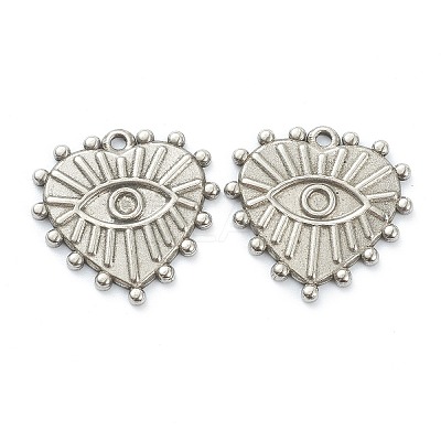 304 Stainless Steel Pendant Cabochon Settings for Enamel LS-STAS-P279-38P-1