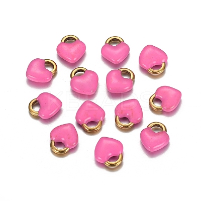 Ion Plating(IP) 304 Stainless Steel Charms STAS-I157-06G-02-1