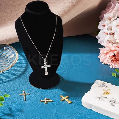 20Pcs 10 Styles Alloy Rhinestone Pendants FIND-TA0007-84-1