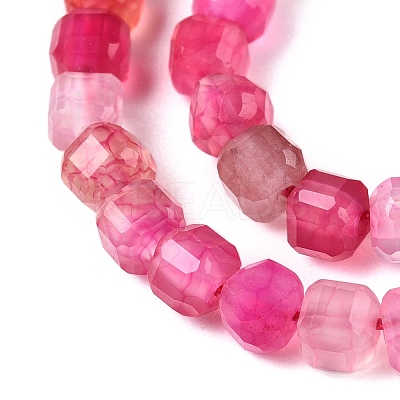 Dyed Natural Agate Beads Strands G-T138-211G-1