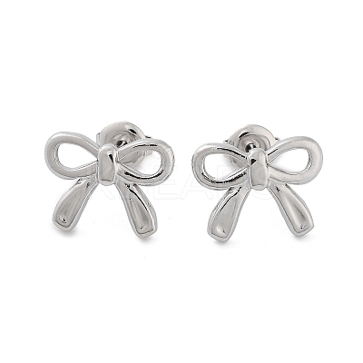 Non-Tarnish 304 Stainless Steel Stud Earrings EJEW-H115-09P-1