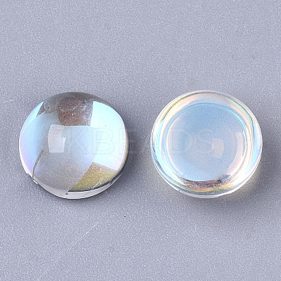 Transparent Glass Cabochons LS-EGLA-N004-03B-01-1